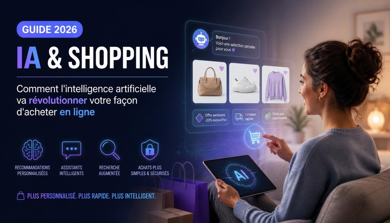 Guide 2026 : IA & shopping, comment l'intelligence artificielle va révolutionner votre façon d'acheter en ligne